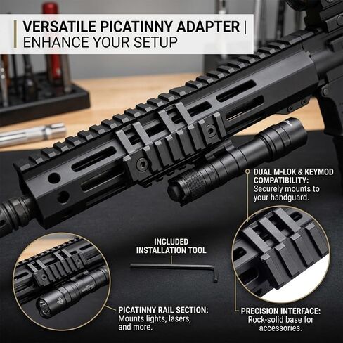 3 قطع من حوامل السكك الحديدية الأوفست Picatinny، 3/4/5 فتحات 45 درجة زاوية ألومنيوم منخفضة التركيب متوافقة مع مصباح يدوي، رؤية ليزر لنظام التصوير المحاكي in Kuwait