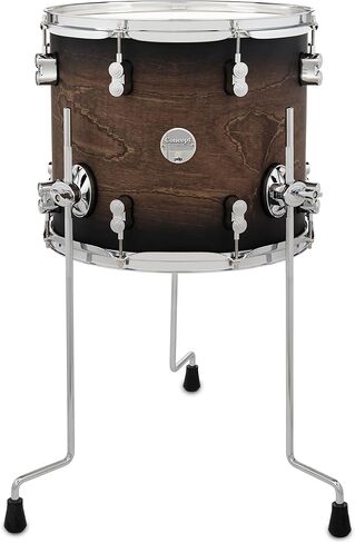 PDP Concept Maple 12x14 Floor Tom Satin Charcoal Burst with Chrome Hardware in Kuwait