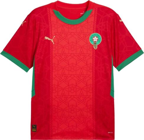 PUMA - Mens Frmf Home Jersey Replica, Color Red/Archive Green, Size: Medium in Saudi Arabia