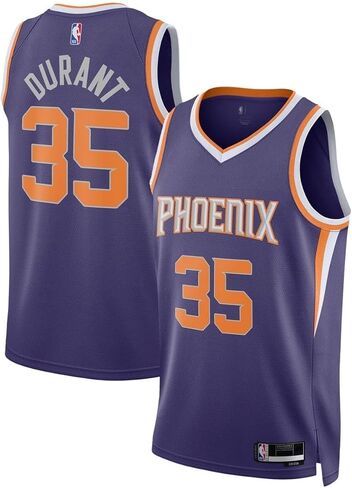 قميص Kevin Durant Phoenix Suns NBA Purple #35 للأطفال 4-7 Icon Edition Swingman Player Jersey in Saudi Arabia