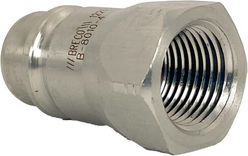Breco B-8010-4، سلسلة 4000، زراعي/رائد، قابس جسم 1/2 بوصة × 1/2 بوصة خيط أنثى NPT (فولاذ) in Saudi Arabia