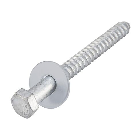 1/2" x 6" Lag Bolts (25 PCS) Lag Screws for Wood, Hot Dip Galvanized, Heavy Duty Hex Head with Washers in Kuwait