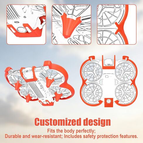 Propeller Guard for DJI Neo 2, Anti-Collision Protective Bumper Protective Cover Ring Impact Protectors Accessory Set for DJI Neo 2 Tool-Free Install in Kuwait