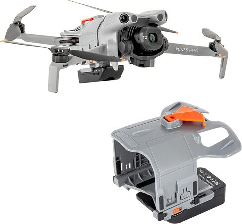 نظام Airdrop بدون طيار لـ DJI Mini 5 Pro، جهاز توصيل إطلاق الحمولة، Mini 5 Pro Drone Transport إسقاط خاتم الزفاف هدية مشبك طعم الصيد ملحقات توصيل in Saudi Arabia