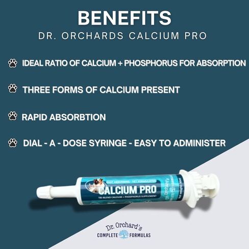 Oral Calcium for Dogs and Cats - Fast Absorbing Paste - Calcium Phosphorus Supplement for Dogs, 30ML, for Whelping Labor and Nursing (1) in Saudi Arabia