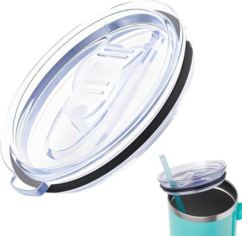 متوافق مع استبدال أغطية Swig، عبوة واحدة من غطاء الكوب البديل بالضغط 22oz متوافق مع كوب Swig 12/18/22oz. in Saudi Arabia