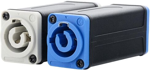 AC مقرنة محول موسع لوحة موصل جبل محول مستقيم أزرق أبيض 1 قطعة (أبيض) in Kuwait