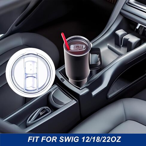 متوافق مع استبدال أغطية Swig، عبوة واحدة من غطاء الكوب البديل بالضغط 22oz متوافق مع كوب Swig 12/18/22oz. in Saudi Arabia