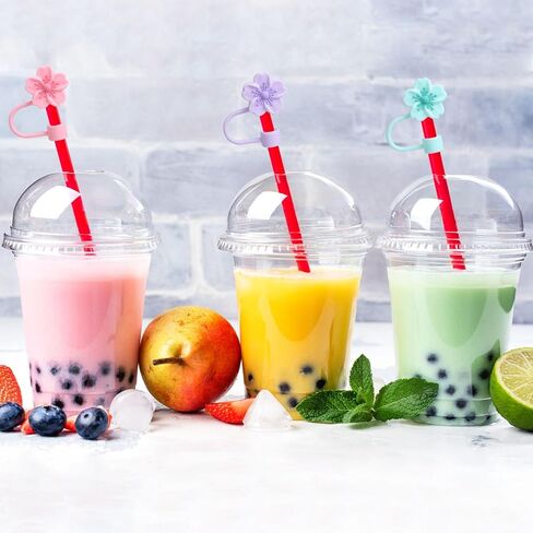 Auidy 20 Pcs Straw Toppers Compatible with Stanley Cups Silicone Cute Toppers for Cups 30&40 Oz Tumbler Accessories 10mm Straw Covers in Kuwait