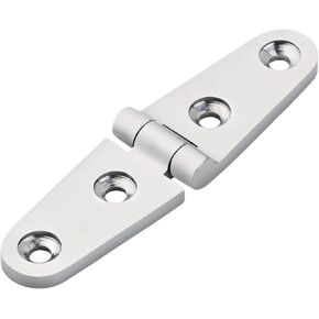 1 قطعة البحرية 316 الفولاذ المقاوم للصدأ 103x27 مللي متر الثقيلة يلقي قارب الباب حزام المفصلي 6 ثقوب مرآة البولندية in Kuwait