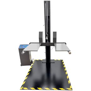 220V 1PH Dual-Arm Drop Testing Machine | 15.7''-59.1'' Drop Height | 176lbs Load Capacity | Carton Drop Test Machine for Logistics Damage Simulation | Complies with GB/T4857.5-92 & ISO in Kuwait