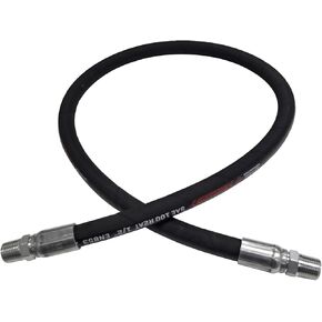 3/4 Hydraulic Hose with 3/4inch NPTF Male Hydraulic Hose Fittings 2 Ends (24inch) in Kuwait
