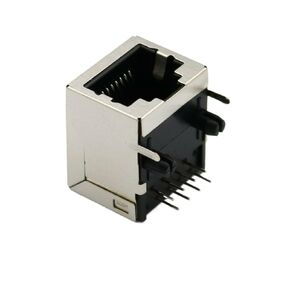 fengpeng 10Pcs RJ45 Right Angle Ethernet 8P8C Single Network Port Female Socket PCB Solder Connectors in Kuwait