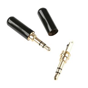 Fengpeng 3 قطعة 3.5 مللي متر مطلية بالذهب النحاس الذكور ستيريو مقبس صغير التوصيل لحام سماعة الصوت لحام موصل in Kuwait