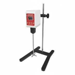 محرك علوي رقمي من Fristaden Lab - سعة 5 لتر - لزوجة تصل إلى 5000 مللي باسكال · ثانية - محرك 100-1200 دورة في الدقيقة مع حامل وقضيب التحريك (سعة 5 لتر) in Kuwait