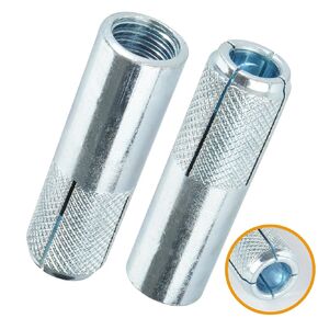 10 PCs Drop-in Anchors 5/16"-18 Zinc-Plated for Concrete, Secure Mounting, Industrial-Strength, Easy Installation - Internal Forced Expansion Screw Bolts for Solid Concrete in Kuwait