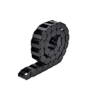 1Meter Cable Chain 18x25 18x37 15x30 15x20mm Bridge Type Non-Opening Plastic Towline Transmission Drag Chain for Machine(75mm,10x10mm) in Kuwait