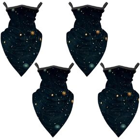 4 Pieces Planet Star UV Protector Scarf, Summer Cooling Neck Gaiter for Men/Women in Kuwait