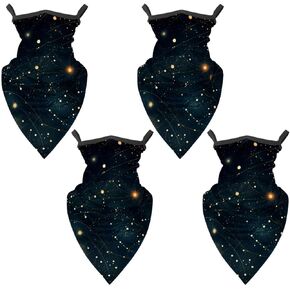 4 Pieces Planet Star Balaclava Ski Mask, Motorcycle UV Protector Scarf, Summer Cooling Neck Gaiter for Men/Women in Kuwait