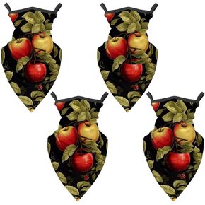 عبوة من 4 قطع من وشاح غطاء الوجه برقبة الفاكهة، مقاوم للشمس والرياح جيد التهوية للتزلج وصيد الأسماك والمشي لمسافات طويلة وركوب الدراجات in Kuwait