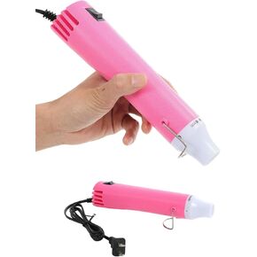 Heat Gun for Crafting, 110V 300W Handed Hot Air Gun, 3.28FT Ultra-Long Cable Portable Heat Gun with Stand and Power Cord for Shrinking Wrapping PVC, DIY Embossing and Drying Paint (Black) in Kuwait