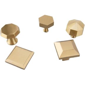 الصلبة النحاس الرجعية الذهب سحب الأثاث الأجهزة المطبخ ثقب واحد مقابض 1 قطعة (11-L-50mm) in Kuwait