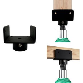 محول عمود مقبس الزجاجة على شكل حرف U للعوارض الخشبية 4x2، 4x4، 4x6، محول حامل فولاذي عالي التحمل على شكل حرف U، ملحقات على شكل حرف U، حل رفع الشعاع والرافعة لبناء المنزل وإصلاحه in Kuwait