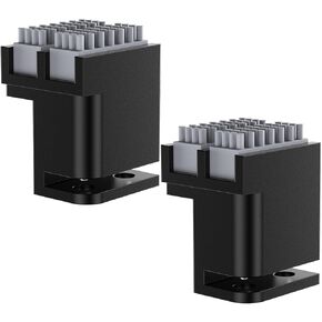 مجموعة فرشاة فوهة الباندا المكونة من قطعتين من BIQU لطابعات Bambu-Lab P1S/P1P/X1C/X1E ثلاثية الأبعاد، قم بتوصيل التشغيل، ترقية رؤوس الفرشاة المزدوجة من السيليكون لتنظيف الشعيرات in Kuwait