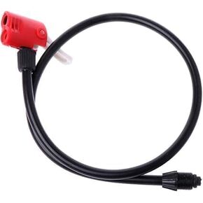 Bicycle Pump Hose, 67cm Bike Pump Hose, Black and Red Bike Bicycle Handy Portable Air Pump, Tire Inflator Replacement Hose Accessories in Kuwait