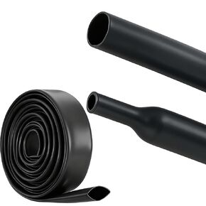 3:1 Dual Wall Adhesive Heat Shrink Tubing 39mm (1-1/2 Inch) Black, 5FT Heavy-Duty Shrink Tube for Battery Cables & Automotive Wiring in Saudi Arabia