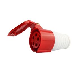 215 Five-core 16A Connector Industrial Aviation Plug Non-Explosion-Proof Socket Three-Phase Waterproof Construction site Docking(Five core 16A Hollow) in Saudi Arabia