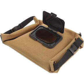 HEMOTON Hanging Camping Tissue Holder Bag Waterproof Canvas Napkin Storage Box Portable Wet Wipe Dispenser for Outdoor Use Picnic and Travel Accessories in Kuwait