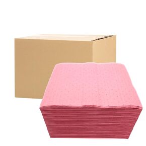 50PCS of Hazardous Chemical Absorbent Pads -15"x 19"- Suitable for acids, Alkalis and Corrosive substances, for use in Laboratories, Chemical Plants and All Hazardous Liquid Storage environments in Kuwait