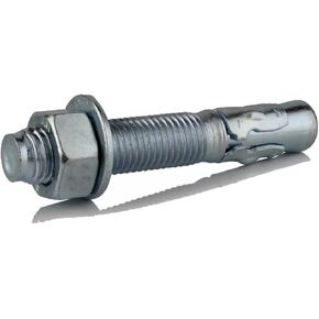 (5) 7/8 X 6" Heavy Duty Steel Wedge Anchors Zinc Plated. Washer and Nut Included. in Saudi Arabia