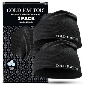 COLD FACTOR All Season Skullcap – Sweat & Moisture Wicking, Breathable, Helmet Liner for Running, Cycling & Outdoor Sports in Kuwait