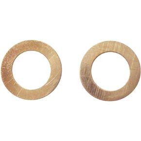 غسالة سكاكين نحاسية للجيب، غسالات مسطحة من التيفلون قابلة للطي، غسالات دبوس محورية لصانع السكاكين، عبوة من 20 قطعة (نحاس، أ) in Kuwait