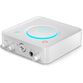 واجهة صوت USB iCON Pro Audio USoloLive 24 بت/192 كيلو هرتز للكمبيوتر الشخصي - برنامج تشغيل ASIO 2.0 منخفض الكمون، مدخل XLR مع طاقة فانتوم 48 فولت، برنامج ProDriver4 للتسجيل والاستوديو والبودكاست والألعاب باللون الأسود in Saudi Arabia