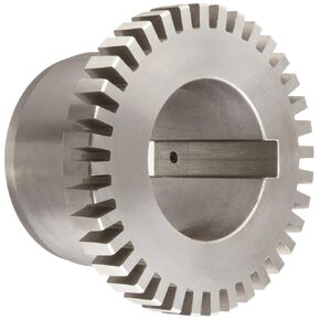 Lovejoy 05805 Size 1050 Grid Coupling Hub, Metric, 28 mm Bore, 123.952 mm Overall Coupling Length, 435.028 Nm Max Torque, 8 mm x 3.3 mm Keyway in Kuwait