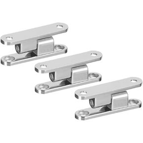 خزانة طويلة 36 مم من سبائك الزنك 90 درجة مفصل باب قابل للفصل فضي 3 قطع in Kuwait