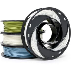 Gizmo Dorks Silk PLA 3D Printer Filament 3mm (2.85mm) 200g, 4 Color Sample Pack - High Gloss Ocean Blue, Red Pink, Teal, Yellow Gold in Saudi Arabia