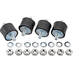 JEGS Vibration Isolator Mount Kit | 1/4 �-20 Thread | 1� Diameter x 3/4 � High | Made In USA | 4 Per Package in Kuwait