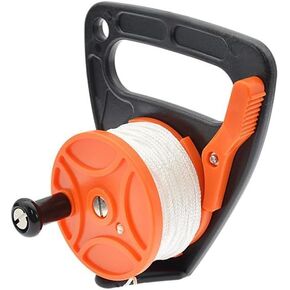 Scuba Dive Reel with Thumb Stopper High Visibility Line Diving Reel Finger Spool for Safety Diving Snorkeling in Kuwait