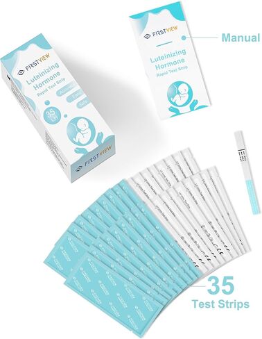 شرائط اختبار التبويض - 35 شريطًا، النتائج خلال 5 دقائق، شاشة واضحة، سهلة الاستخدام. in Kuwait