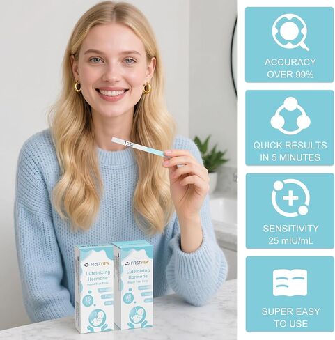 شرائط اختبار التبويض - 35 شريطًا، النتائج خلال 5 دقائق، شاشة واضحة، سهلة الاستخدام. in Kuwait