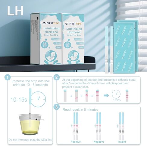 شرائط اختبار التبويض - 35 شريطًا، النتائج خلال 5 دقائق، شاشة واضحة، سهلة الاستخدام. in Kuwait