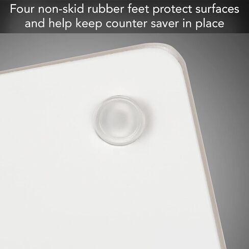 CounterArt Coral Life 3mm Tempered Glass Cutting Board 15" x 12" Serving Board Charcuterie Board in Saudi Arabia