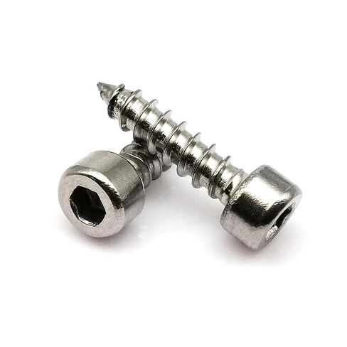 M2 4/5/6/8-16mm 304 Stainless Steel Black Carbon Steel Allen Hexagon Socket Cap Head Wood Screw 50Pcs(Black Carbon Steel,12MM_50PCS M2) in Saudi Arabia