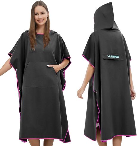 الرجال النساء منشفة مقنعين تغيير القماش يمكن ارتداؤها ملابس السباحة بيكيني التستر الجاف رداء الاستحمام السباحة سترة سترة فستان التفاف حجم كبير للشاطئ المشي لمسافات طويلة تبول تصفح مجلس حمام السباحة in Kuwait