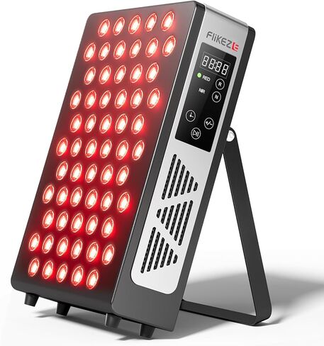 2026 Upgraded Red Light Therapy for Body Face, Dual Chip 660nm 850nm Red Light Panel with 3 Modes, Dimmable & Timer, Infrared Light Therapy for Home Office Gym, Basic 156 LEDs in Saudi Arabia