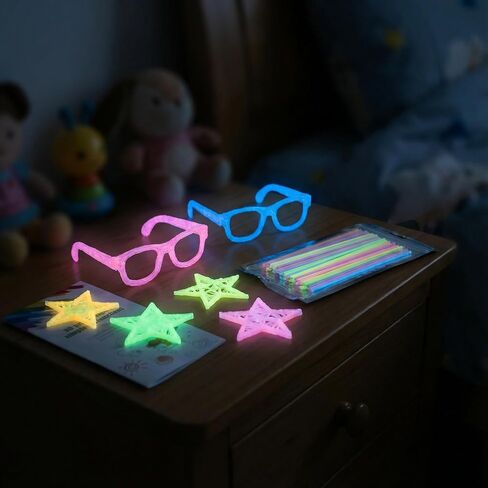 عبوات خيوط القلم ثلاثية الأبعاد المتوهجة في الظلام متوافقة مع 3Doodler Start+، آمنة ومنخفضة الحرارة 2.5 مم PCL، كل لون 10 قطع إجمالي 100 قطعة هدية للأطفال in Kuwait